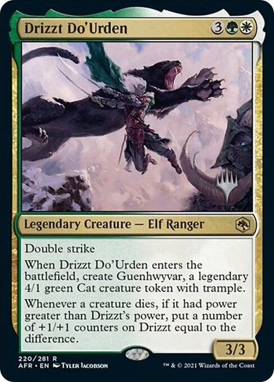 Drizzt Do'Urden (Promo Pack: Adventures in the Forgotten Realms) Near Mint