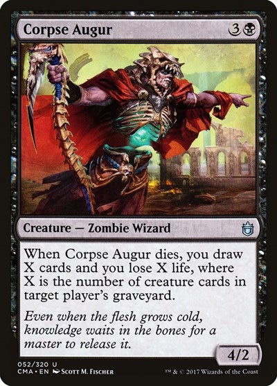 Corpse Augur (Commander Anthology) Light Play