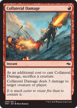 Collateral Damage (Fate Reforged) Medium Play