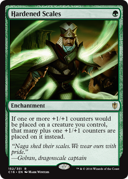 Hardened Scales (Commander 2016 Edition) Medium Play