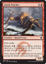 Ainok Tracker (Khans of Tarkir) Light Play