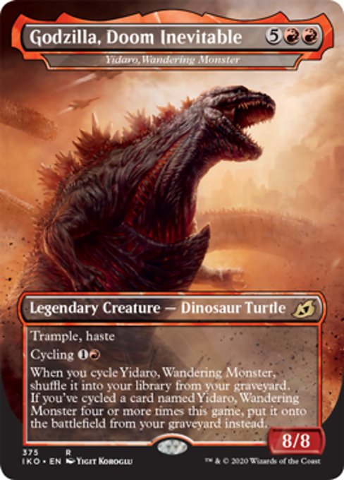 Godzilla, Doom Inevitable (Ikoria: Lair of Behemoths) Near Mint Foil