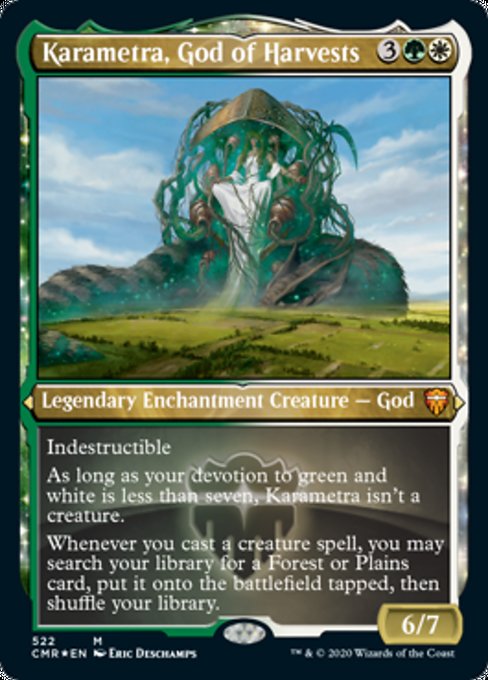 Karametra, God of Harvests (Foil Etched) (Commander Legends) Near Mint Foil