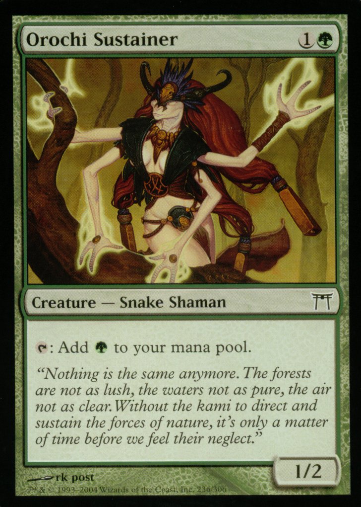 Orochi Sustainer (Champions of Kamigawa) Medium Play