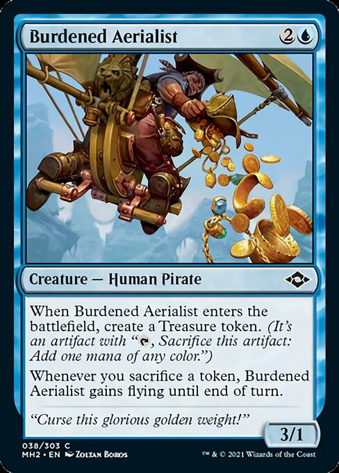 Burdened Aerialist (Modern Horizons 2) Near Mint