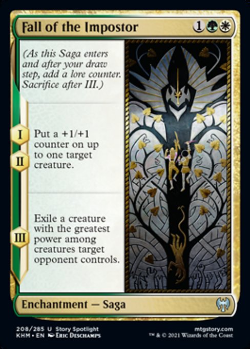 Fall of the Impostor (Kaldheim) Light Play Foil