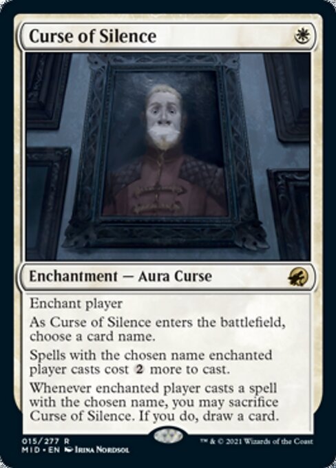 Curse of Silence (Innistrad: Midnight Hunt) Near Mint Foil