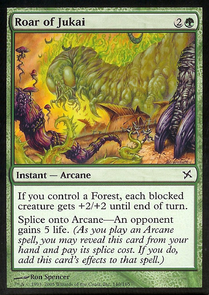 Roar of Jukai (Betrayers of Kamigawa) Medium Play