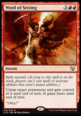 Word of Seizing (Commander 2015) Light Play