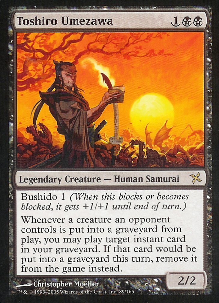 Toshiro Umezawa (Betrayers of Kamigawa) Near Mint