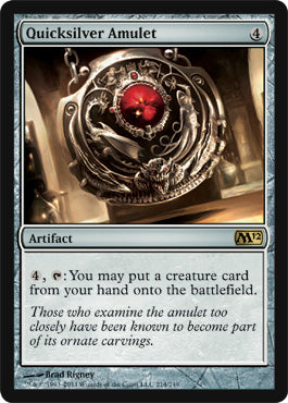 Quicksilver Amulet (Magic 2012 Core Set) Medium Play