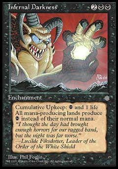 Infernal Darkness (Ice Age) Medium Play