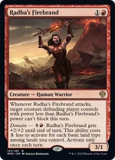 Radha's Firebrand (Dominaria United) Light Play Foil