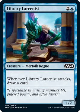 Library Larcenist (Magic 2021 Core Set) Light Play