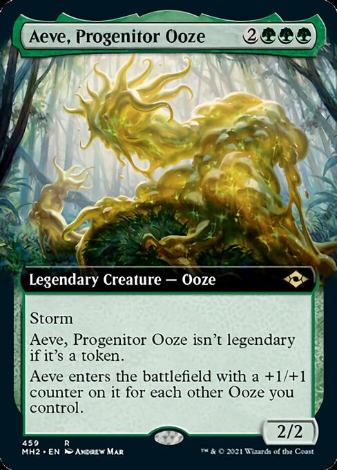 Aeve, Progenitor Ooze (Extended Art) (Modern Horizons 2) Light Play Foil
