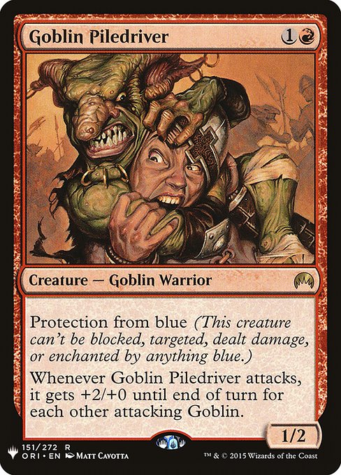 Goblin Piledriver (Mystery Booster) Near Mint
