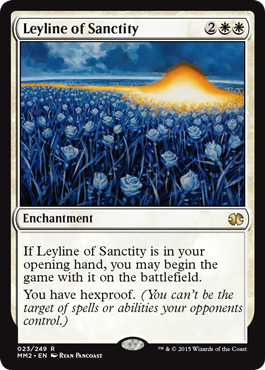 Leyline of Sanctity (Modern Masters 2015) Light Play