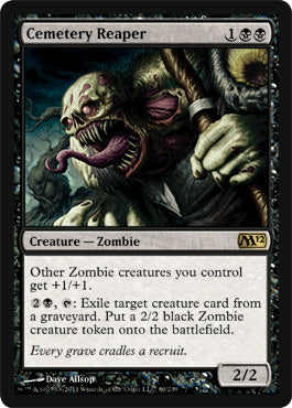 Cemetery Reaper (Magic 2012 Core Set) Medium Play Foil