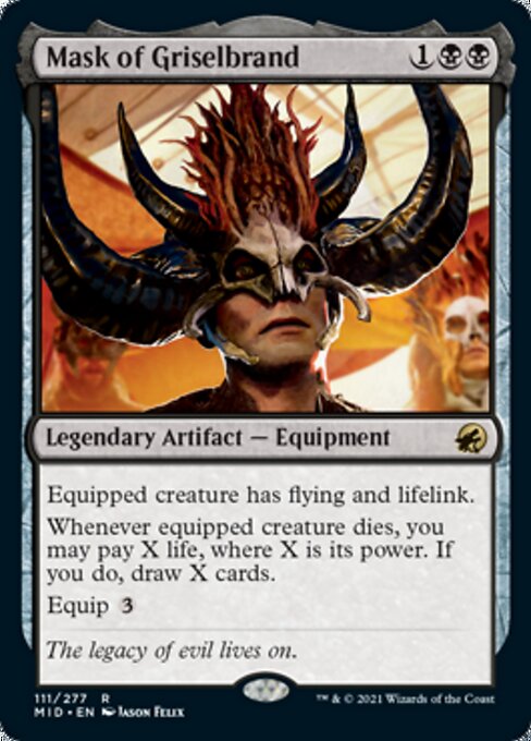 Mask of Griselbrand (Innistrad: Midnight Hunt) Near Mint