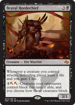 Brutal Hordechief (Fate Reforged) Near Mint Foil