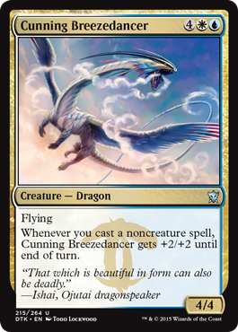Cunning Breezedancer (Dragons of Tarkir) Near Mint