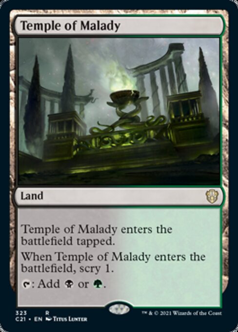 Temple of Malady (Commander 2021 Strixhaven) Near Mint