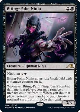 Biting-Palm Ninja (Kamigawa: Neon Dynasty) Near Mint
