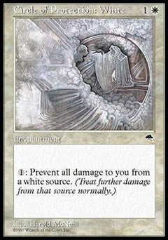Circle of Protection: White (Tempest) Near Mint
