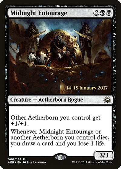 Midnight Entourage (Promos: Prerelease Cards) Light Play Foil