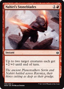 Nahiri's Stoneblades (War of the Spark) Near Mint