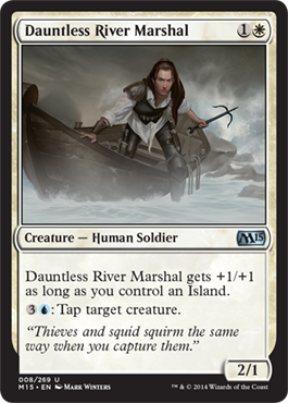 Dauntless River Marshal (Magic 2015 Core Set) Near Mint Foil