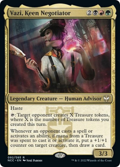Vazi, Keen Negotiator (Commander: Streets of New Capenna) Near Mint