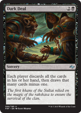 Dark Deal (Fate Reforged) Medium Play Foil