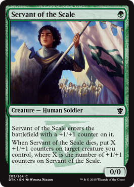 Servant of the Scale (Dragons of Tarkir) Medium Play