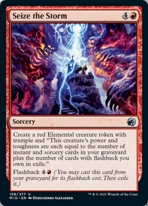 Seize the Storm (Innistrad: Midnight Hunt) Light Play
