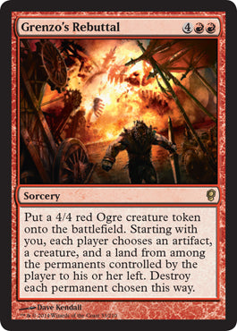 Grenzo's Rebuttal (Conspiracy) Medium Play