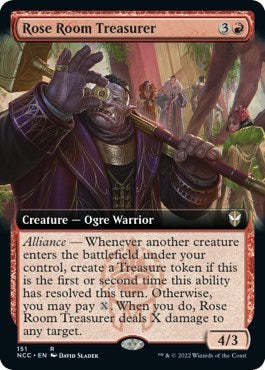 Rose Room Treasurer (Extended Art) (Commander: Streets of New Capenna) Near Mint