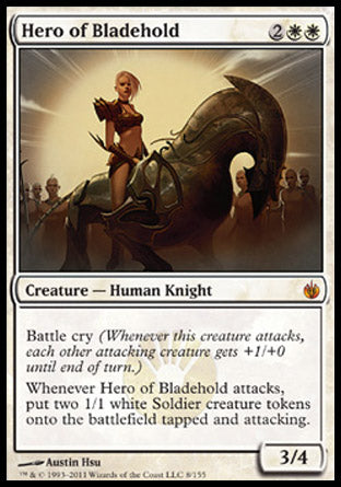 Hero of Bladehold (Mirrodin Besieged) Light Play