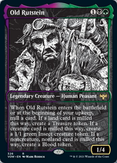Old Rutstein (Showcase) (Innistrad: Crimson Vow) Light Play