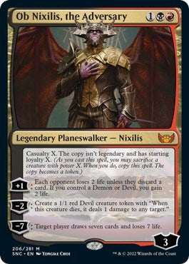 Ob Nixilis, the Adversary (Streets of New Capenna) Near Mint Foil