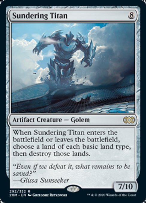 Sundering Titan (Double Masters) Near Mint