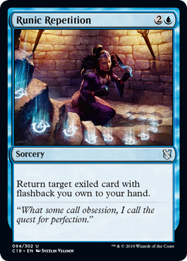 Runic Repetition (Commander 2019) Near Mint