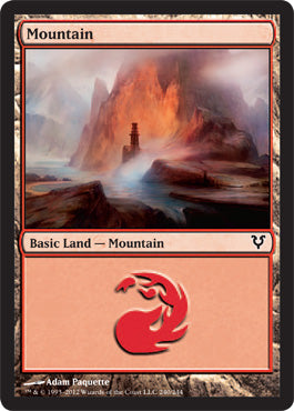 Mountain (240) (Avacyn Restored) Medium Play Foil