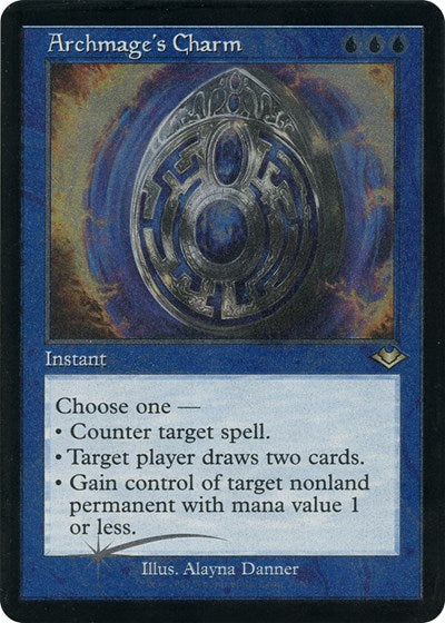 Archmage's Charm (Retro Frame) (Foil Etched) (Modern Horizons 1 Retro Frames) Near Mint Foil