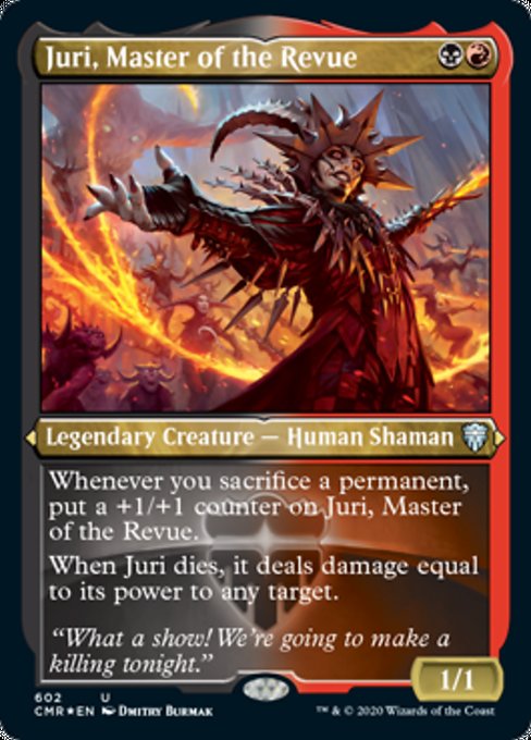 Juri, Master of the Revue (Foil Etched) (Commander Legends) Near Mint Foil
