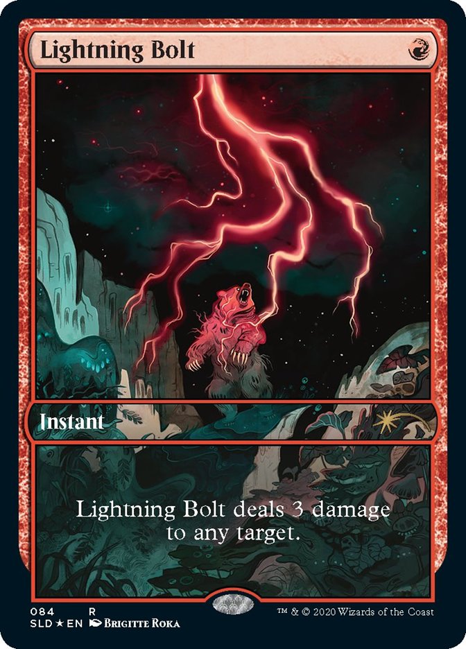 Lightning Bolt #84 (Secret Lair) Near Mint Foil
