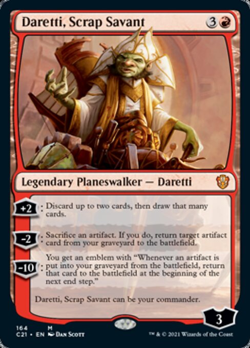 Daretti, Scrap Savant (Commander 2021 Strixhaven) Near Mint