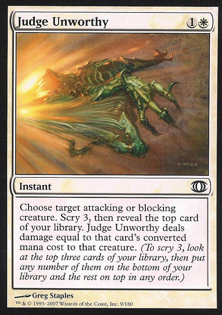 Judge Unworthy (Futuresight) Near Mint