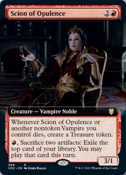 Scion of Opulence (Extended Art) (Commander 2021 Crimson Vow) Near Mint