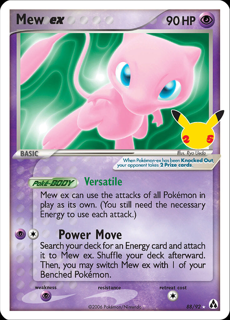 Mew ex (88/92) [SWSH: Celebrations Classic Collection]